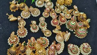 Impon Muthu jimiki collections/Jimiki kammal #jhumka #jimiki #impon #onlineshopping #newtrending