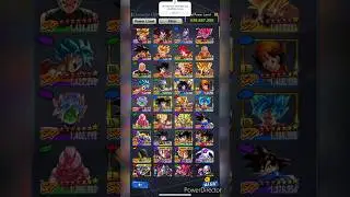 MY UPDATED DRAGON BALL LEGENDS BOX SHOWCASE!! #dblegends #dragonballlegends #shorts