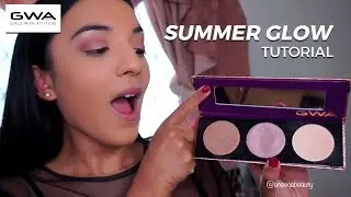 Summer Glow Makeup Tutorial by Aneeqa Hussain | GWA Palettes, Brushes & Lashes