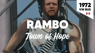 Jesteśmy w mieście gdzie kręcono Rambo. Calluna Trip in Hope. #overlanding Canada