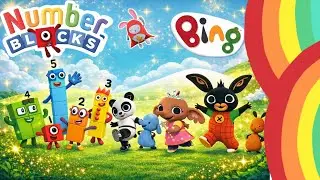 Bing friends visit Number Land 🐾 Fun Learning