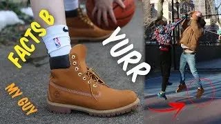 Playing Basketball in Timberland Boots against New Yorkers in NYC!