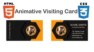 Creative card using only HTML & CSS
