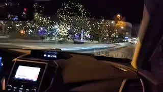Subaru Impreza | Downtown Greeley Night Drive POV ASMR 