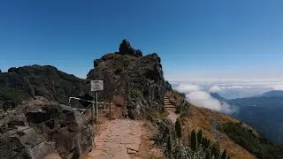 Pico do Arieiro PR1 Hiking Tour, Madeira Portugal 4K