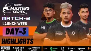 Lan event Day-3 match-3 map sanhok highlight master series nodwingaming starsports
