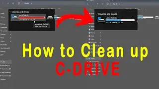 The BEST Way To Clean C Drive For MAXIMUM Speed #cleanup #cdrive