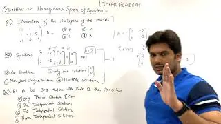 GATE Question on Homogeneous System of Linear Equation
