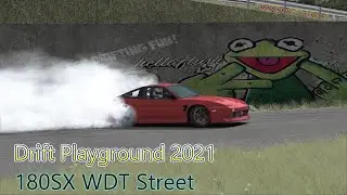[Assetto Corsa]　ドリフト練習中　Drift Playground 2021　WDTStreet 180SX
