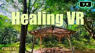 【Healing VR】Hut in the forest VR & Piano 5.7k【VR180】
