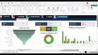 Embudo de Ventas en Excel | Plantilla Funnel de Ventas en Excel | Pipeline de Ventas 📊🧑&zwj;💻