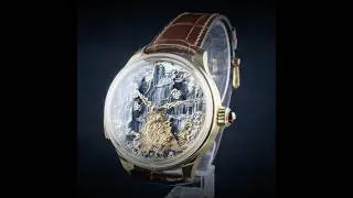 Sea-Gull Minute Repeater & Automaton Watch. Three-Legged Golden Sunbird. Ref. 618.96.9101