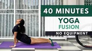40-МИНУТНЫЙ КОМПЛЕКС ЙОГИ // Мощный поток для развития силы | Без оборудования &mdash; Кавита Сивапрагасам