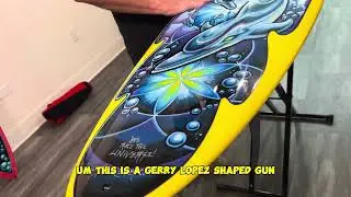 You are the Universe painting on a Custom Gerry Lopez shape