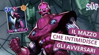 Nuova carta Diamondback! Il mazzo che FA RITIRARE GLI AVVERSARI! | Marvel snap ITA