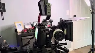 Tilta Lightweight Shoulder Rig  on tripod