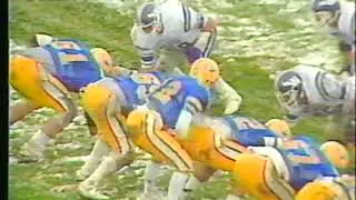 Weber State versus Montana State football 1989