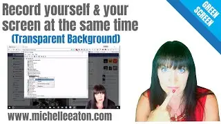 Record Your Screen And Yourself At The Same Time Transparent Background