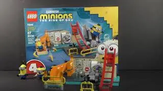 LEGO 2021 Minions: Rise of Gru 75546: Minions in Gru's Lab 4+ set review!
