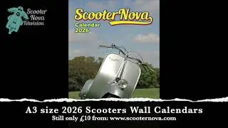 The 2026 'Scooters' wall calendars from ScooterNova magazine