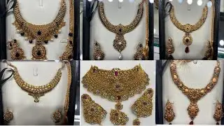 Latest Gold Choker Necklace Designs 2025 | Lightweight 22K Bridal Necklace design | 