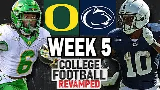 Oregon at Penn State - Week 5 Simulation (2025 Rosters for NCAA 14)