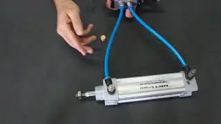 Cilindro pneumático que não esta funcionando corretamente