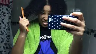 CURLY MOHAWK FOR NATURAL HAIR | USING ONLY ONE PRODUCT