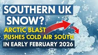 Southern UK Snow? Arctic Blast Pushes Cold Air South in Early February 2026#UKSnow #ArcticBlast