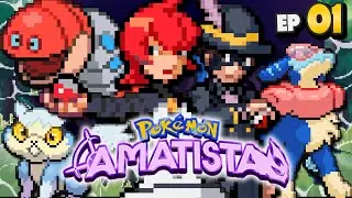 PLATINUM SEQUEL - Pokemon Amatista Part 1 English Fan Game Gameplay Walkthrough