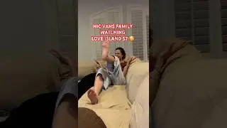 NIC VANS FAMILY WATCHING LOVE ISLAND S7 #nicvans #vancarthens #Nicolandria #olandria