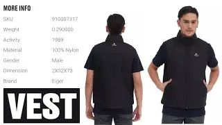 EIGER AUTRA VEST BLACK || 910007317 || ROMPI EIGER 2022