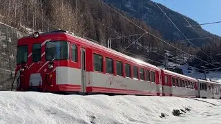[4K] Trainspotting à Täsch 🇨🇭