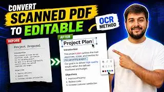 How to Make a Scanned PDF Searchable or Editable Using OCR | Convert Scanned PDF to Editable