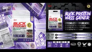 BUCK PROTEIN MASS GAINER 10LBS - HALAL MASS GAINER HIGH PROTEIN