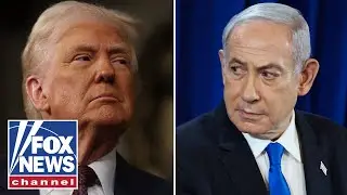President Trump greets Israeli Prime Minister Netanyahu at Mar-a-Lago