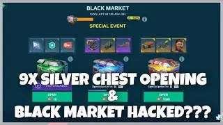 Silver Chest Opening & Black Market Hack?? || War Robots Black Market