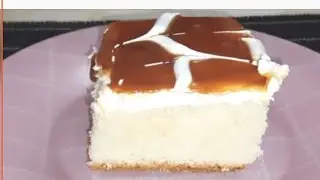 القشطوطه كيكة التريلتشا بأبسط طريقه وألذ طعم بدقيق الاسبونج الجاهز 😋🌹