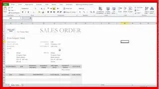 EXCEL: Download SaleOrder Form.