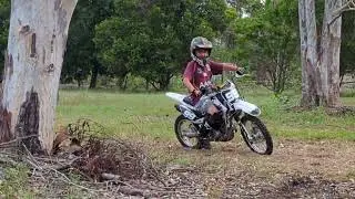 Rooster tails in mud, digging holes.. 