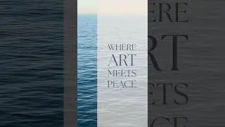 Where Art Meets Peace #artforinteriors #peacefulart #abstractart #originalart #moderndecor