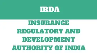 IRDA :- Insurance Regulatory and development authority of India ||  Insurance and banking ||