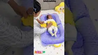 How Can I Keep My Baby Sleeping Safely? Try Baby Anti Roll Sleep Support!#Shorts