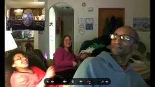 My Dad, Vicky and Betty - Skype