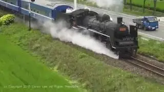 丹尼爾空中攝影 -  看見台東(六)奔馳縱谷的女王CT273 蒸汽火車