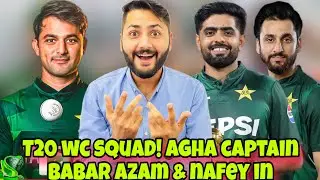 Pakistan's 2026 T20 World Cup squad! Salman Ali Agha to lead! Babar Azam & Khawja Nafey In