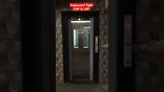 Automatic Door Lift | Small vision Glass Door #elevator #lift #glasslift #password #shorts