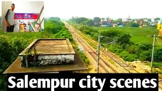 Salempur city Scenes || Malls, Hotel , Fish market , Salempur ||