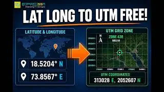 How to Convert Latitude Longitude (WGS84) to UTM? | Converter Tool #gis #gistutorial #mapping #tools
