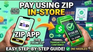 How to pay using zip in store | Use Zip Pay for in-store purchases | Generate Zip Pay barcode in app